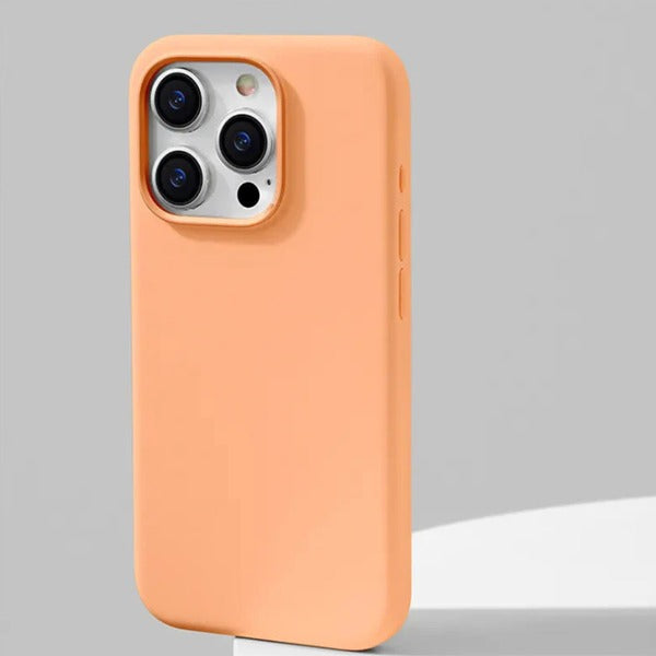 Asli Global Silicone Magsafe Cover For iPhone 15 Pro | Orange Asli Global Silicone Magsafe Cover For iPhone 15 Pro | Orange
